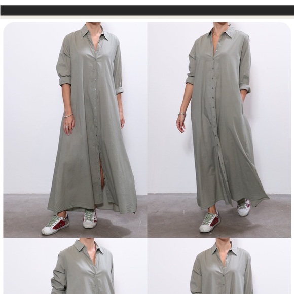 ISO Xirena Stone Grey Boden Dress or Beau shirt Size Small - Picture 1 of 1